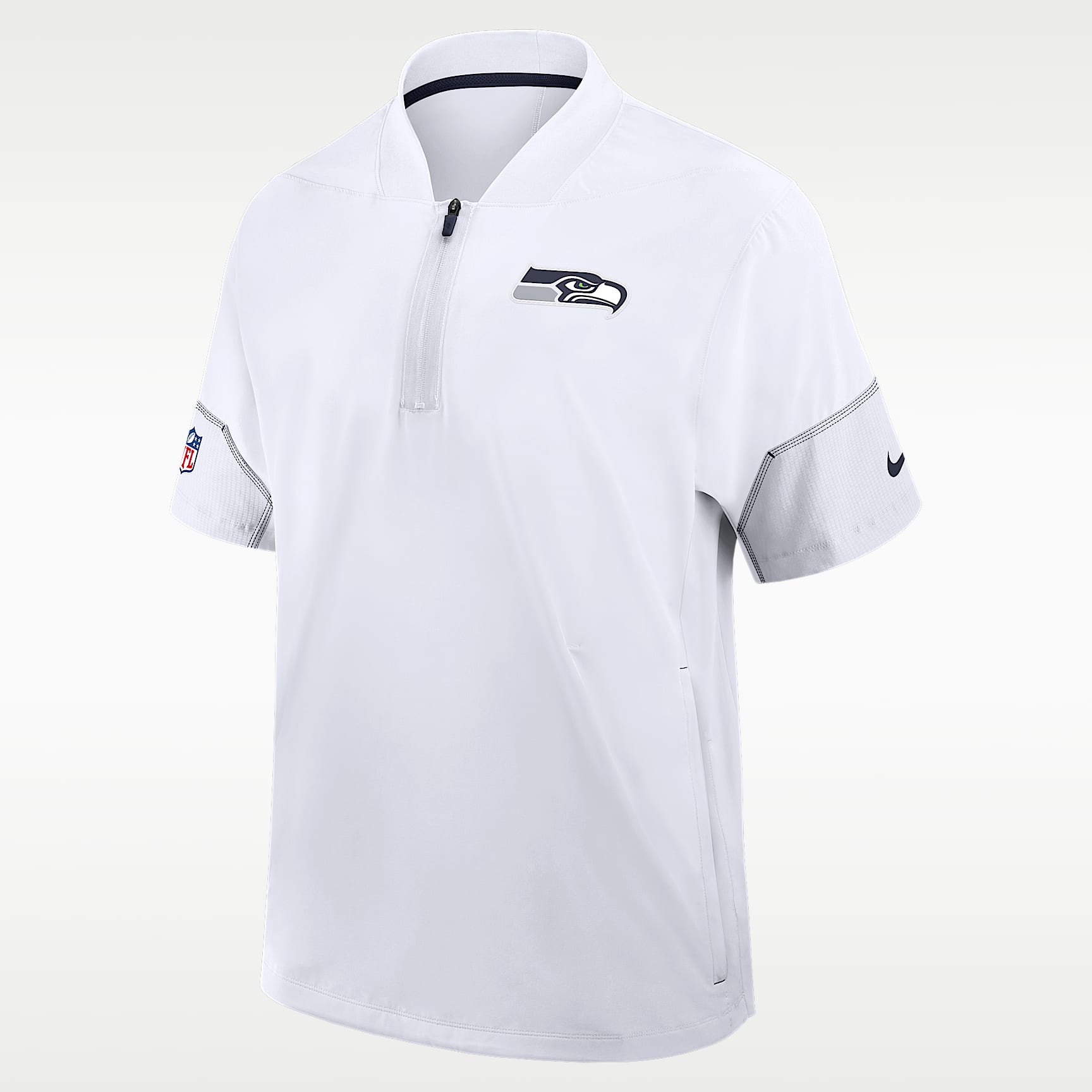 Seattle Seahawks Sideline Coach Men's Nike NFL 1/2-Zip Short
